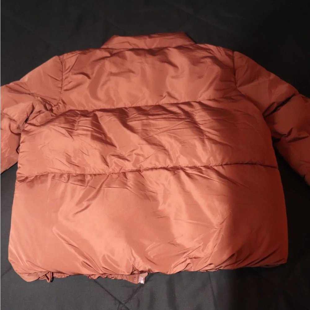 Rust Puffer Jacket - Picture 4 of 5